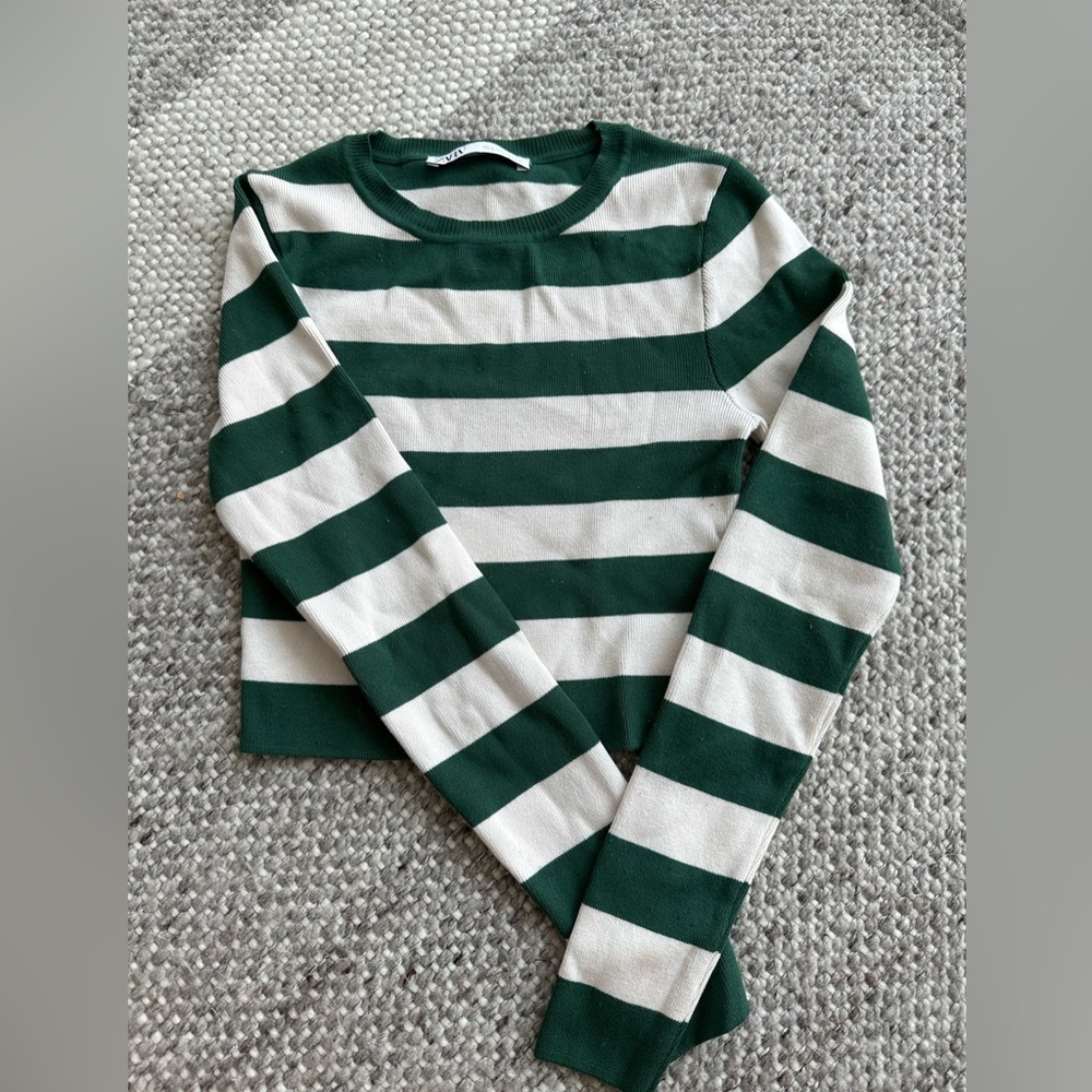 Zara Long Sleeve Crop